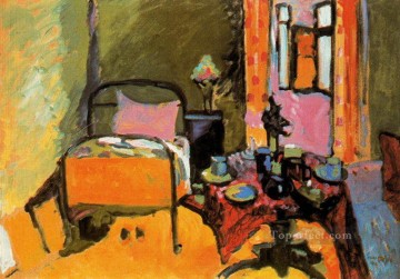 Bedroom in Aintmillerstrasse Abstract Oil Paintings